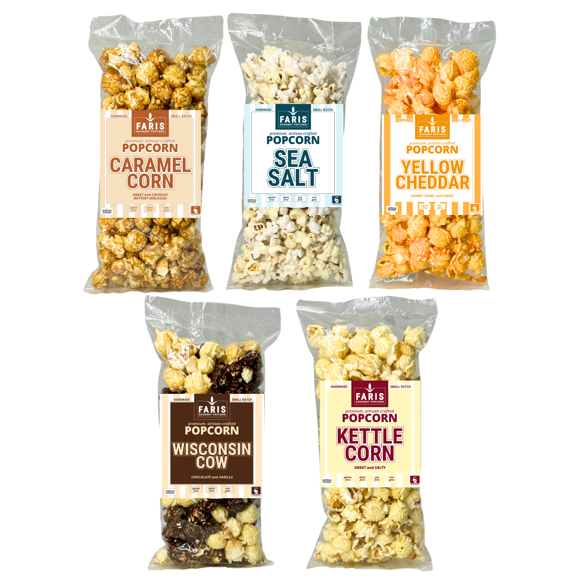 The Classics 5-Pack & 8-Pack — Faris Gourmet Popcorn